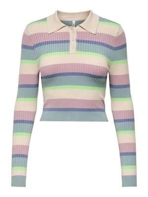 15340979 Polo Yaka Crop Kadın Kazak