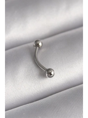 316L Çelik Gümüş Renk Topçuk Model Piercing