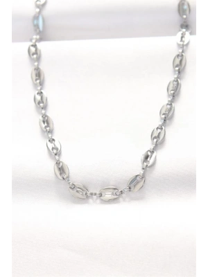 316L Çelik Silver Renk Gemici Zincir Kolye