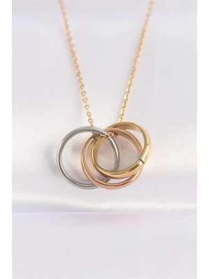 316L Çelik Zincir Çoklu Renk Model Kolye