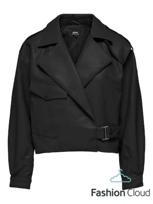 Cep Ve Kemer Detalı Soft Deri Ceket