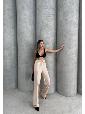 Çımalı Keten Pantolon