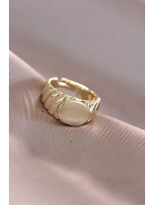 Gold Metal Kadın Yüzük