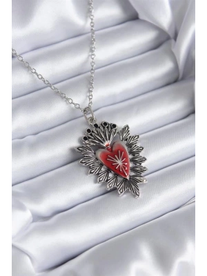 Gümüş Renk Paşabahçe Aksesuar Model Kadın Kolye