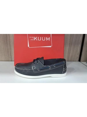 Ki Deri Günlük Giyilebilir Marine Erkek Ayakkabısı