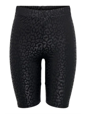 Leopar Desen Yarım Tayt