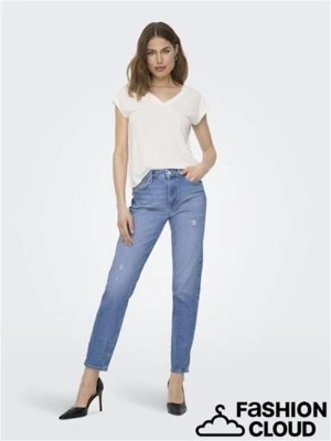 Mom Jean Yırtık  Jean Kot Pantolon