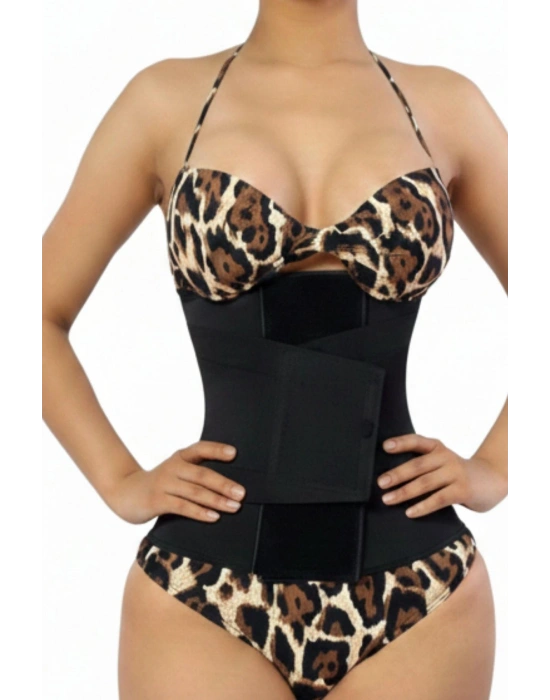 CIRTLI KORSE SİYAH KADIN AK4222