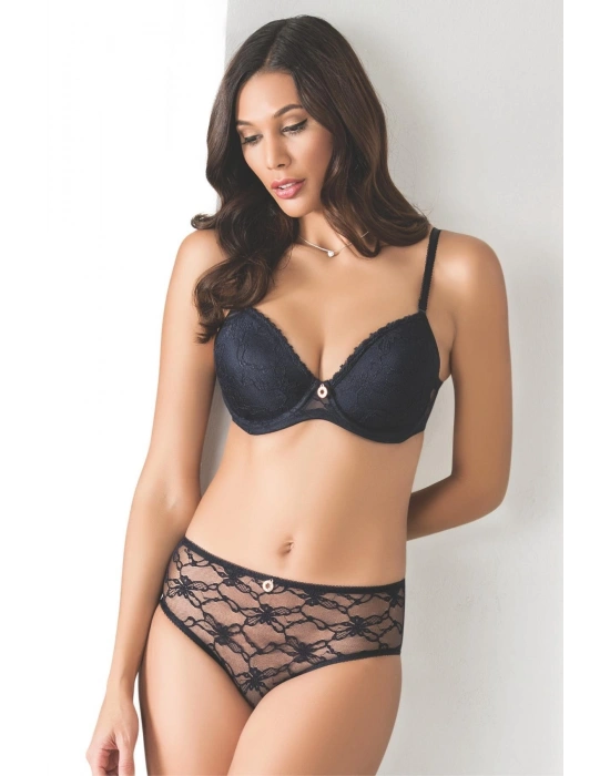 DANTEL KAPLI SÜTYEN KÜLOT TAKIM KADIN 6042