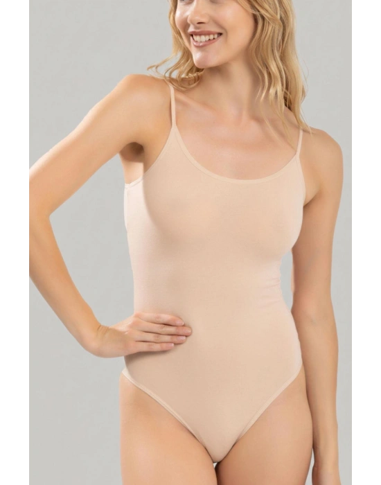 DİKİŞSİZ İP ASKILI BADİ  KADIN AK4247