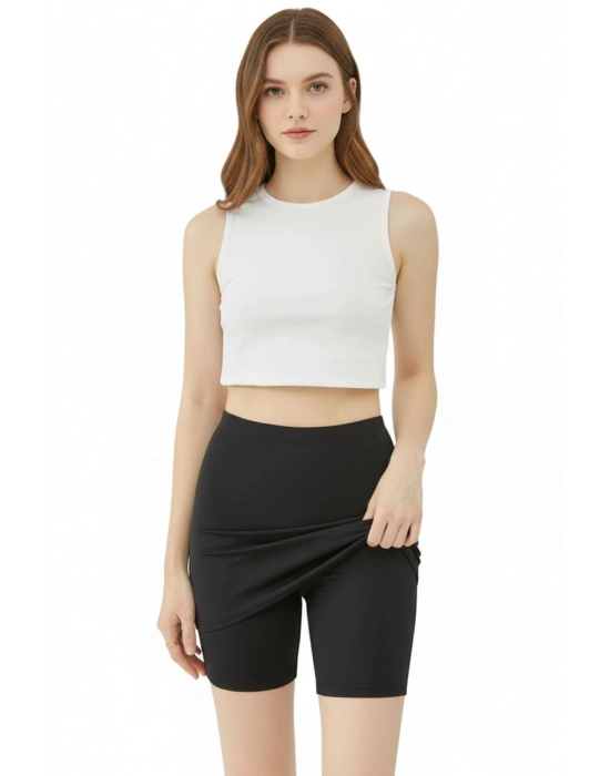 ETEKLİ ŞORT  KADIN AK4232