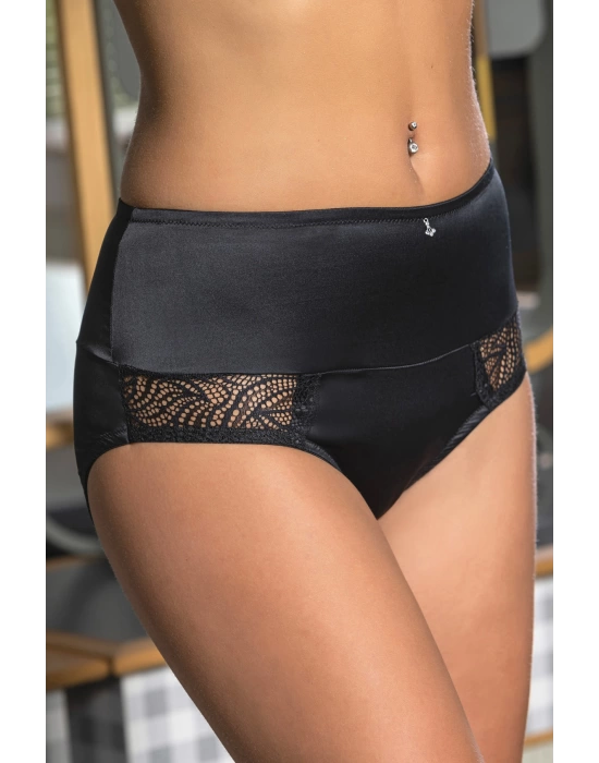 Yüksek Bel Slip Külot Siyah