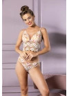 Dantelli Kaplı Desteksiz Bralet Slip Külot Takım