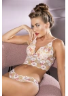 Dantelli Kaplı Desteksiz Bralet Slip Külot Takım