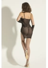 Fantezi Transparan Babydoll Takım Siyah