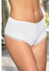 Kadın Ekru Dantelli Boxer 21273