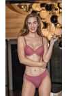 Pembe Tam Destekli Sütyen ve Slip Külot Takım