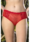 Transparan Slip Külot Kırmızı