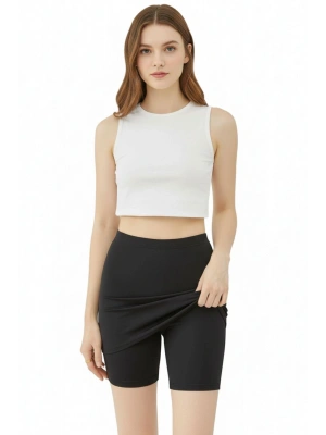 ETEKLİ ŞORT  KADIN AK4232