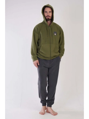 POLAR KAPŞONLU DÜŞÜK OMUZ ERKEK PİJAMA K304159