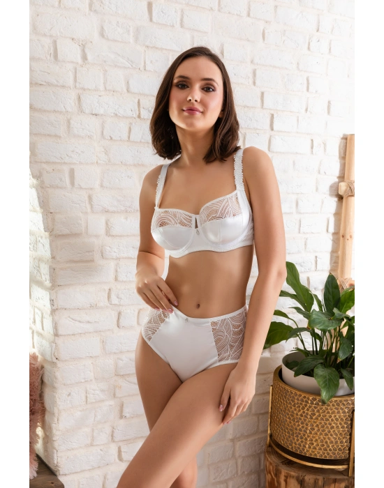Gelin Set Toparlayıcı Minimizer Sütyen Slip Külot Takım Ekru