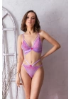 Bralet Sütyen ve Slip Külot Takım Lila