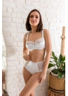 Gelin Set Toparlayıcı Minimizer Sütyen Slip Külot Takım Ekru