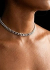 Kalın Gurmet Model Choker Çelik Zincir Kolye-Choker Serisi