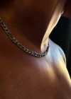 Figaro Model Choker Çelik Zincir Kolye -Choker Serisi
