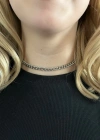 Kalın Gurmet Model Choker Çelik Zincir Kolye-Choker Serisi