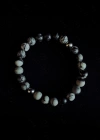 Siyah Beyaz Jasper Doğal Taşlı Bileklik | Sonbahar Serisi