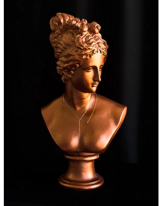 Y Model Ametist Doğal Taşlı Çelik Kolye | Ida Serisi