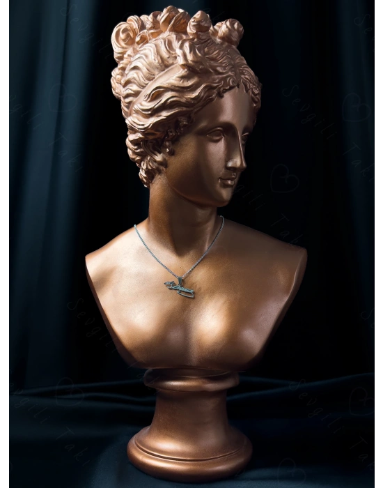 Başkomutan Gazi Mustafa Kemal Atatürk İmzalı Çelik Zincir Kolye | Ata Koleksiyonu