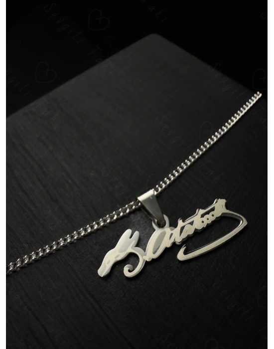 Başkomutan Gazi Mustafa Kemal Atatürk İmzalı Çelik Zincir Kolye | Ata Koleksiyonu