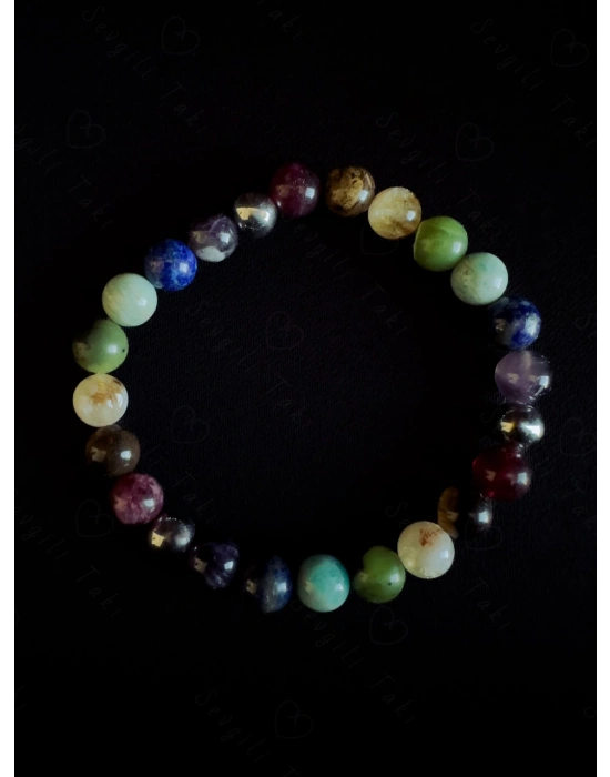 Çakra Doğal Taş Bileklik | 777 Serisi