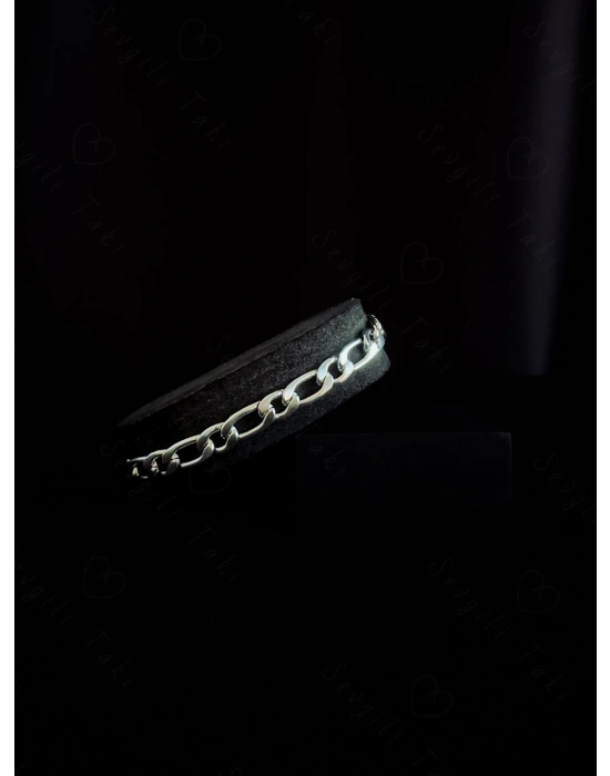 Figaro Model Çelik Zincir Bileklik | Ok Serisi