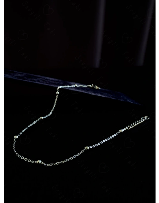 Toplu Çelik Zincir Halhal | Sirius Serisi