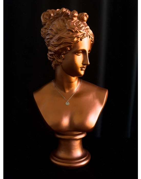 Oval Charmlı Çelik Kolye | Ege Serisi