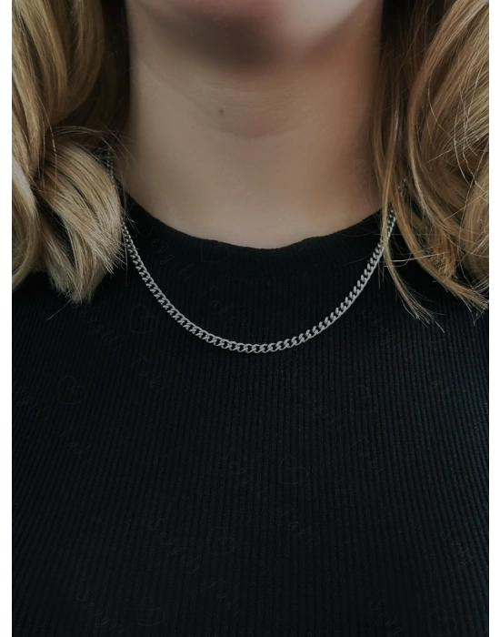 Gurmet Model Çelik Kolye -Karma Serisi