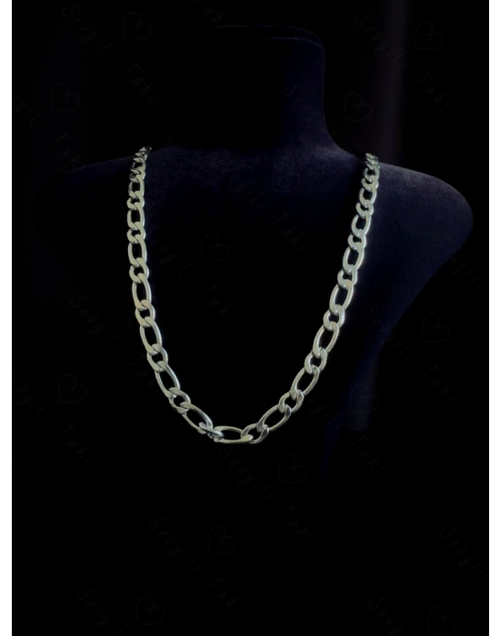 Figaro Model Çelik Zincir Kolye | Ok Serisi