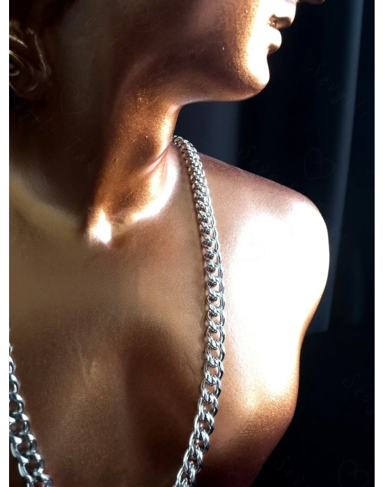 Gurmet Model Çelik Zincir Kolye | Zemheri Serisi