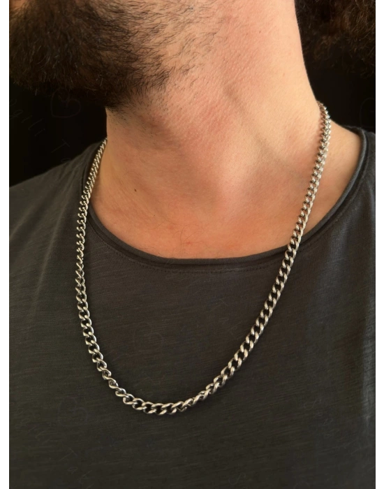 Gurmet Model Çelik Zincir Kolye | Zemheri Serisi