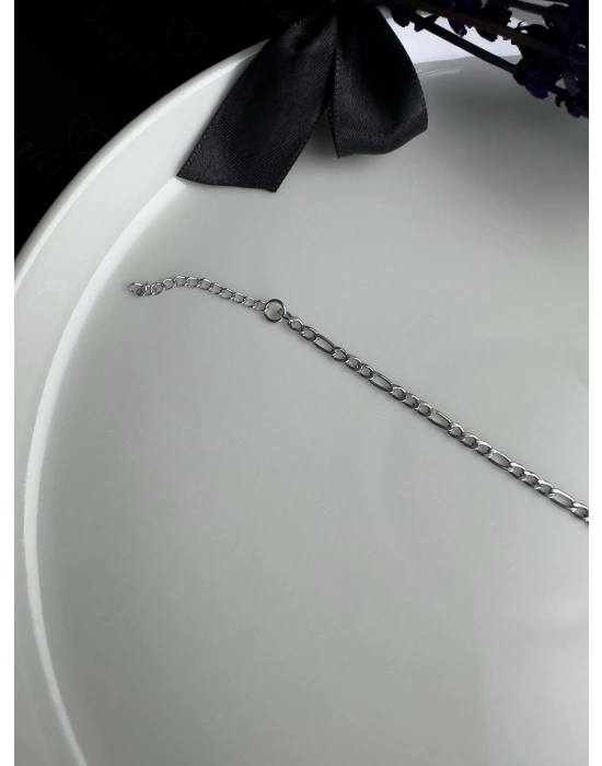 İnce Figaro Model Çelik Zincir Çocuk Bileklik | Vega Serisi