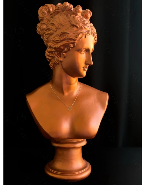 İnce İtalyan Zincirli Kalp Charmlı Çelik Kolye | 777 Serisi