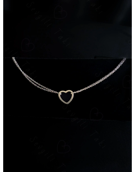 Kalp Figürlü Çelik Bileklik | Glorius Serisi