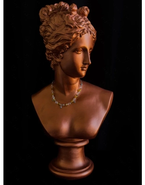 Kehribar Kristal Kuvars ve Akik Doğal Taşlı Çocuk Çelik Kolye -Koruma Serisi