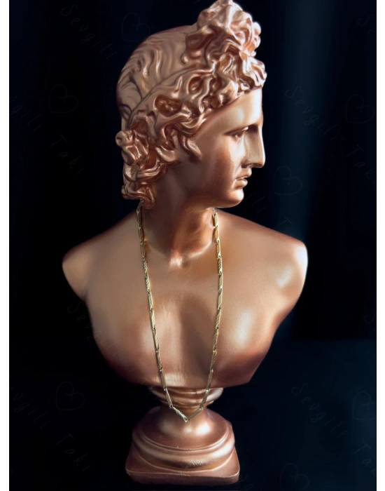 Melon Model Gold Çelik Kolye | 1+ Serisi