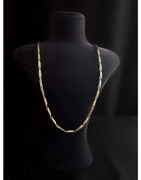 Melon Model Silver Çelik Kolye | 1+ Serisi