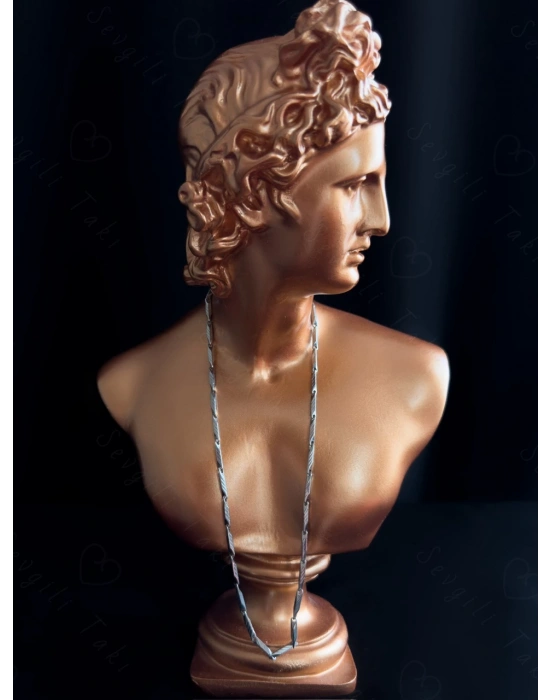 Melon Model Silver Çelik Kolye | 1+ Serisi