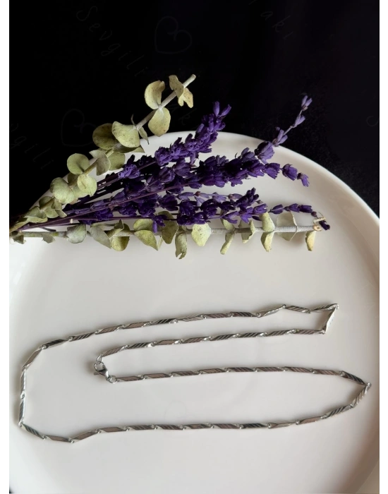 Melon Model Silver Çelik Kolye | 1+ Serisi